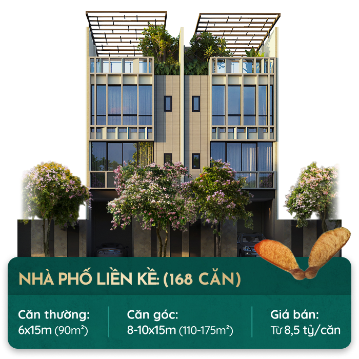 Nhà phố liền kề - the orchard dự án sycamore bình dương